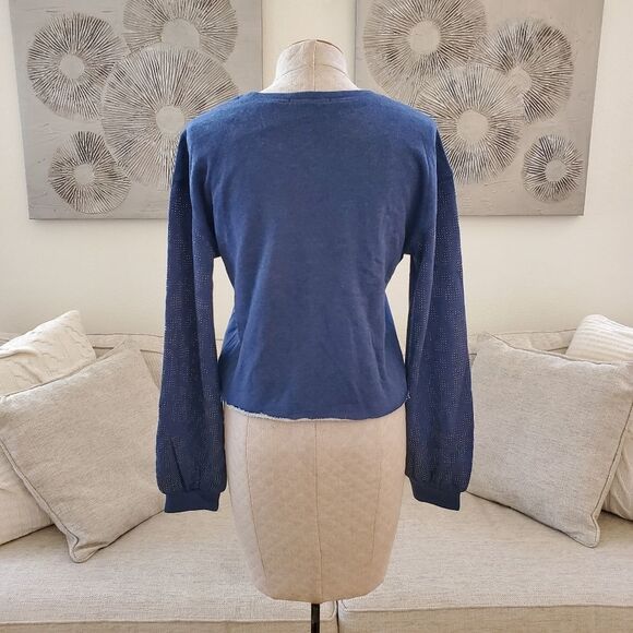 INC Embellished-Sleeve Sweatshirt size Medium - NEW - Picture 6 of 12